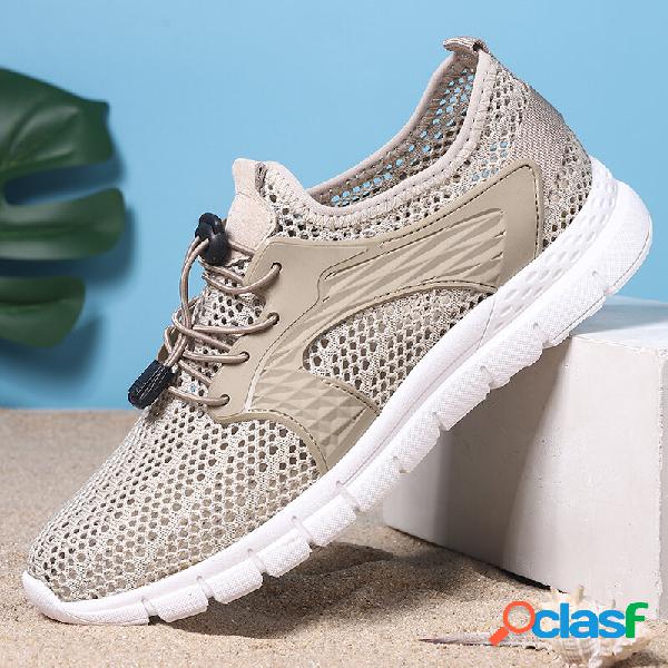 Scarpe sportive da uomo casual traspiranti in mesh