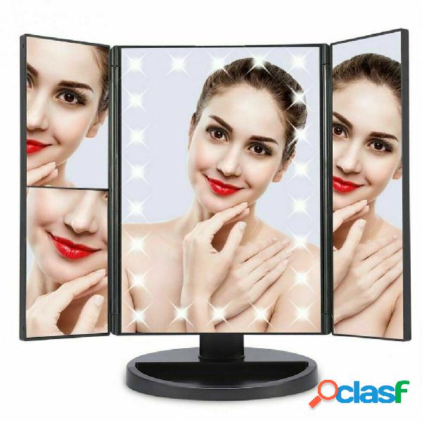Schermo tattile ripiegabile a 22 LED Trucco Specchio da