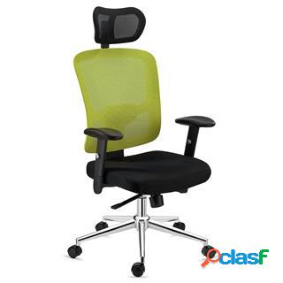 Sedia Ergonomica MARKO, Poggiatesta e Sostegno Lombare,