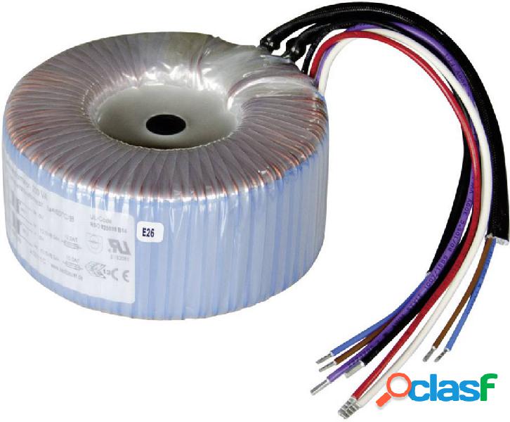 Sedlbauer 825046 Trasformatore toroidale 2 x 115 V 2 x 18