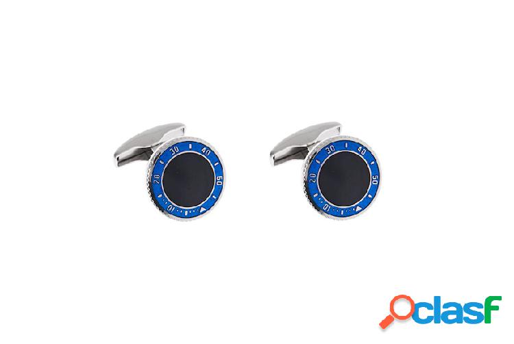 Selezione Zanolli Gemelli argento con ghiera blu e nera