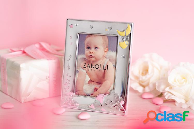 Selezione Zanolli Portafoto Orsetto argento pvd rosa argento