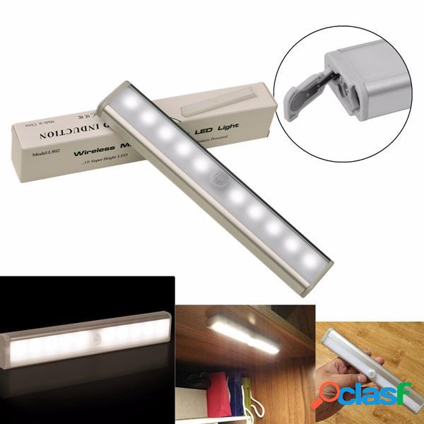 Sensore di movimento PIR wireless 10 LED Armadio a luce