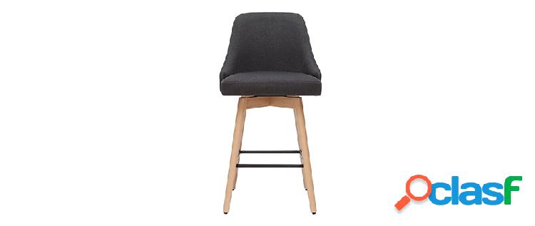 Sgabelli da bar scandinavi girevoli grigio scuro H 65 cm