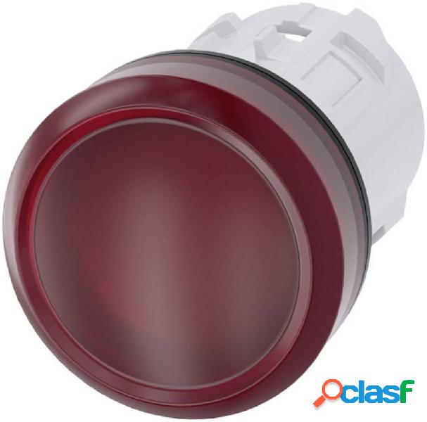 Siemens 3SU1001-6AA20-0AA0 Spia luminosa piatto Rosso 1 pz.
