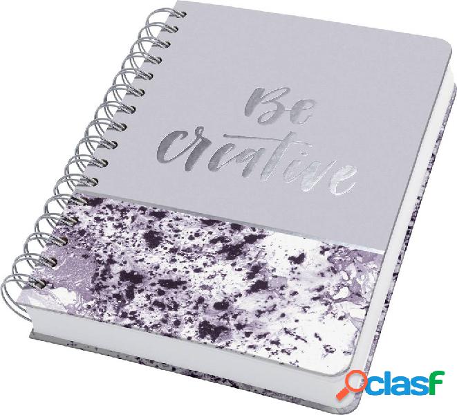 Sigel Jolie® violet marble JN607 blocco note a spirale con