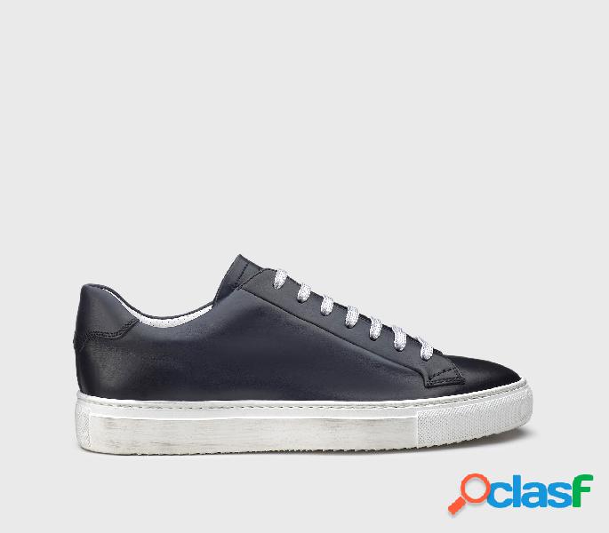 Sneakers in pelle Blu 39_U