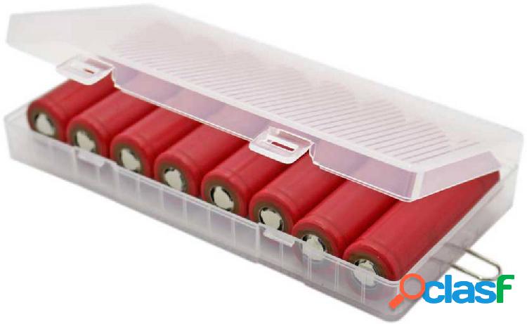 Soshine SBC-024 Contenitore portabatterie 8x 18650 (L x L x