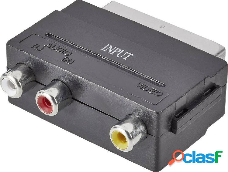 SpeaKa Professional SP-7869904 RCA / Scart Adattatore [3x
