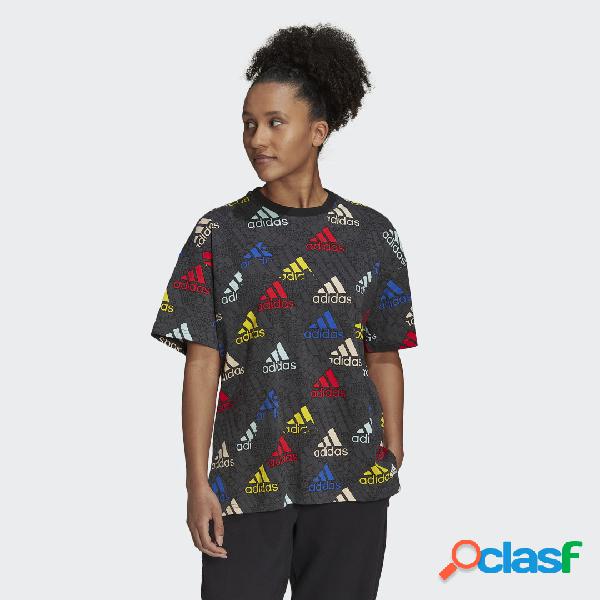 T-shirt Essentials Multi-Colored Logo Boyfriend
