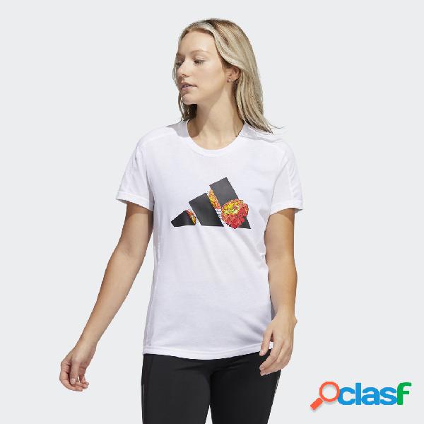 T-shirt da running AEROREADY Flower Graphic