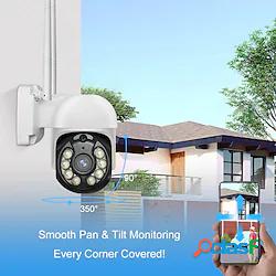 Telecamera IP 3MP (20481536) PTZ A cupola Wi-fi Sensore di