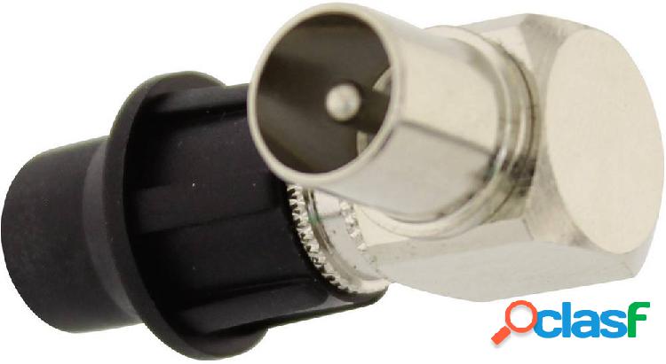 Telecom Security KIM 90° Spina coax angolata Diametro cavo: