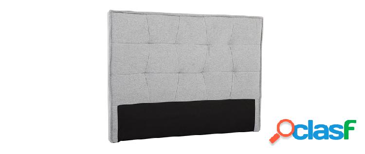 Testiera del letto grigio chiaro 150 cm SUKA