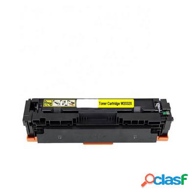 Toner Hp W2032XNC 415X SENZA CHIP compatibile GIALLO
