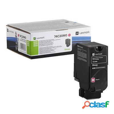 Toner Lexmark 74C20M0 originale MAGENTA