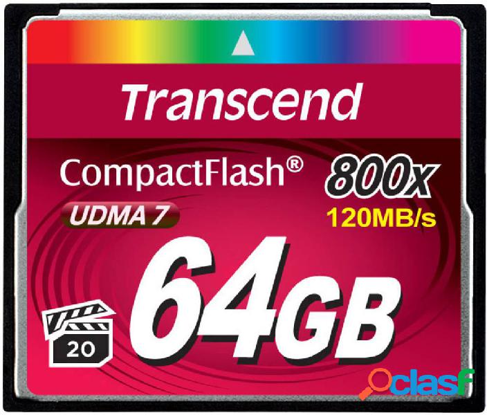 Transcend Premium 800x Scheda CF 64 GB