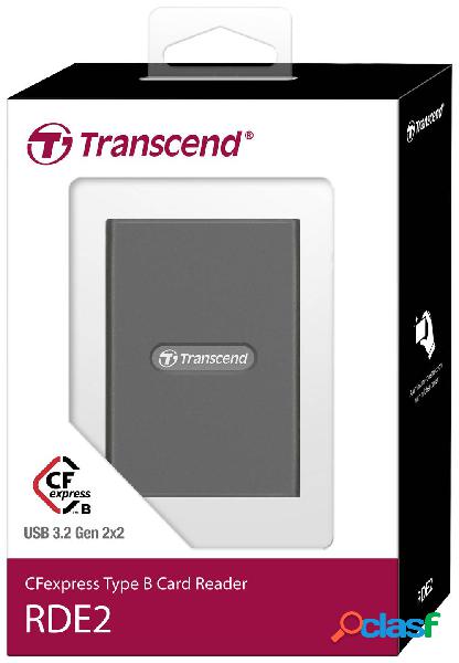 Transcend RDE2 Lettore schede di memoria esterno USB 3.2