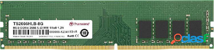 Transcend TS2666HLB-8G Modulo di memoria PC 8 GB 1 x 8 GB