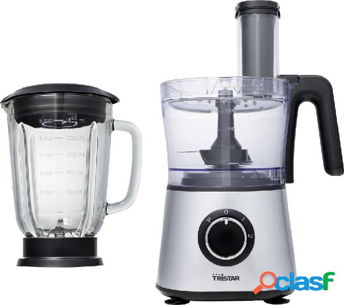 Tristar MX-4823 Robot da cucina 600 W Argento, Nero