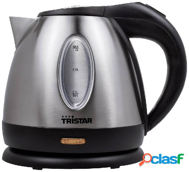 Tristar WK-1323 Bollitore senza filo acciaio inox, Nero