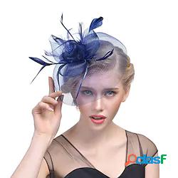 Tulle / Pelle fascinators con 1 Matrimonio / Occasioni