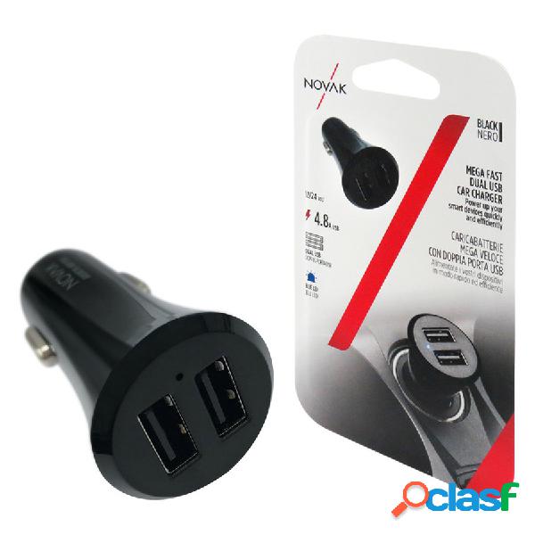 USB da presa accendisigari Mega veloce Dual USB - NOVAK