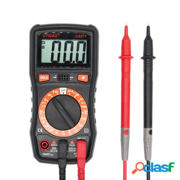 UYIGAO UA971 LCD Voltmetro Amperometro Multimetri Tester a