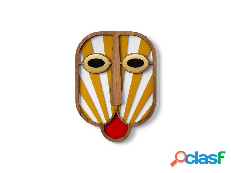 Umasqu Modern African Mask #39 Maschera Da Muro Medium