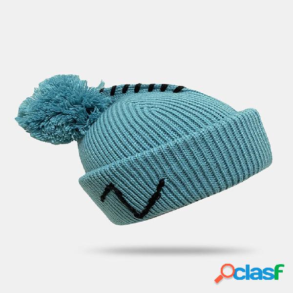 Unisex Knitted Color Contrast Braided Sutures Z Letter