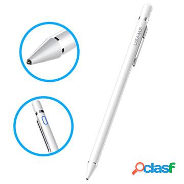 Usams US-ZB057 Capacitive Active Stylus Pen - White