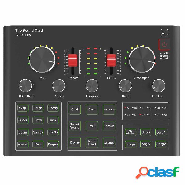 V9X PRO Mixer scheda audio Set registrazione trasmissione