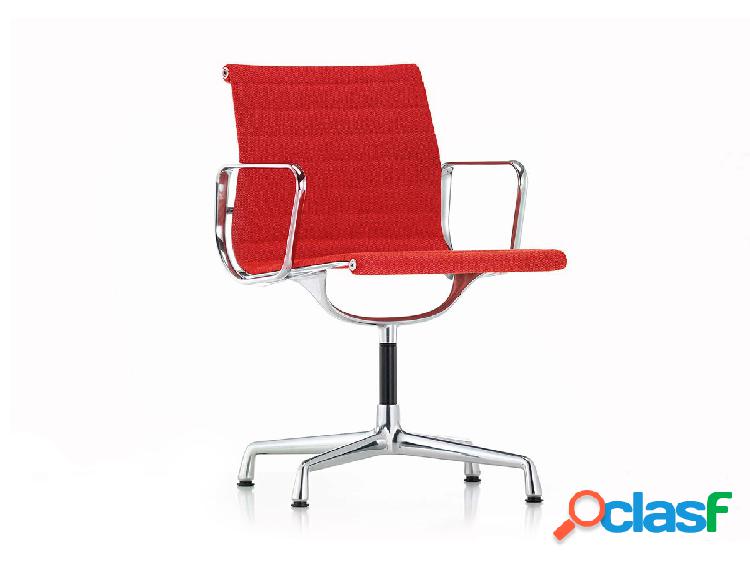 Vitra EA 104 Sedia Girevole con Braccioli - 63 Rosso