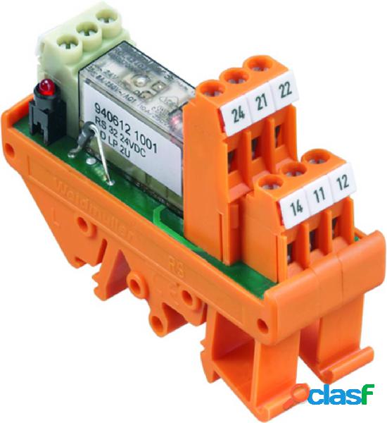 Weidmüller Scheda relè 10 pz. RS 32 230VUC LD LP 2U 2