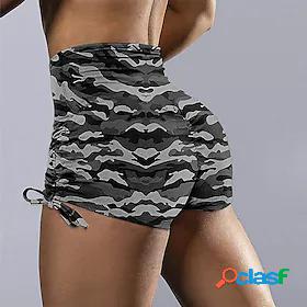 Women's Casual / Sporty Athleisure Ruched Butt Lifting Print