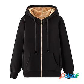 Womens Coat Fall Winter Daily Regular Coat Warm Regular Fit
