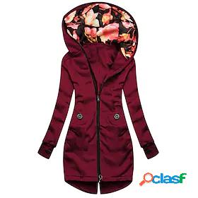 Womens Coat Fall Winter Street Daily Valentines Day Regular