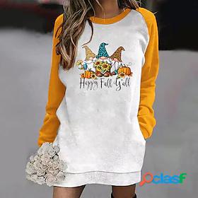 Women's Floral Color Block Leopard Sweatshirt Pullover Print