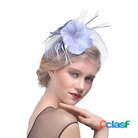 Women's Hair Clip Party Party Headwear Solid Color / Beige /