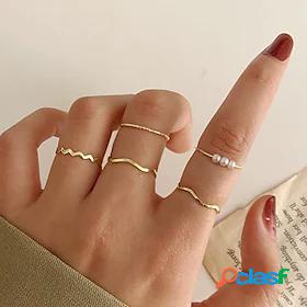Womens Ring Set Retro Stylish Simple European Sweet