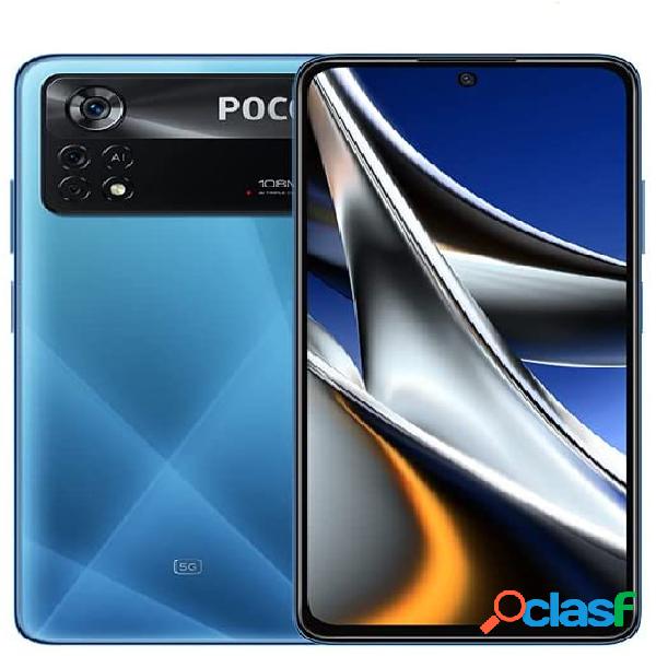 Xiaomi Poco X4 Pro 5G Double Sim 128Go - Laser Bleu