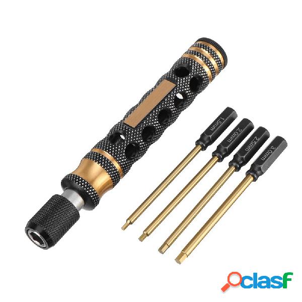 Yunzhong 4 in 1 1,5/2,0/2,5/3,0 mm esagonale cacciavite Set