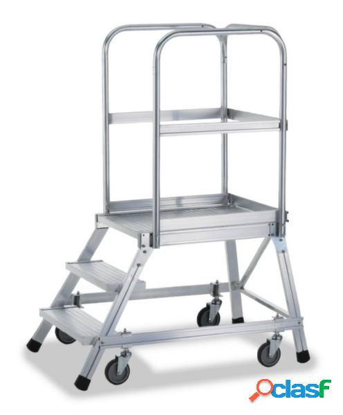 ZARGES 41951 Alluminio Scaletta con pedana Mobile 41.5 kg