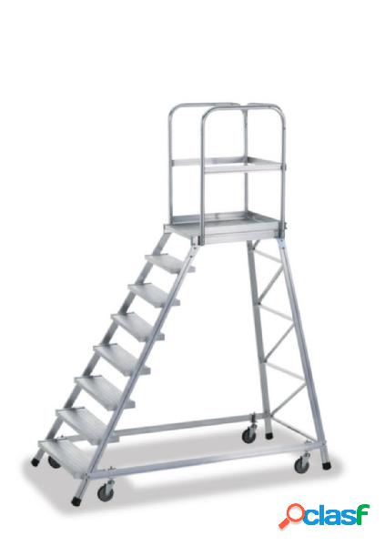 ZARGES 41956 Alluminio Scaletta con pedana Mobile 72.9 kg