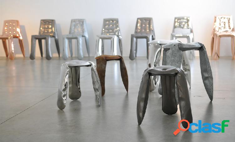 Zieta Plopp Stool Sgabello Mini Inox