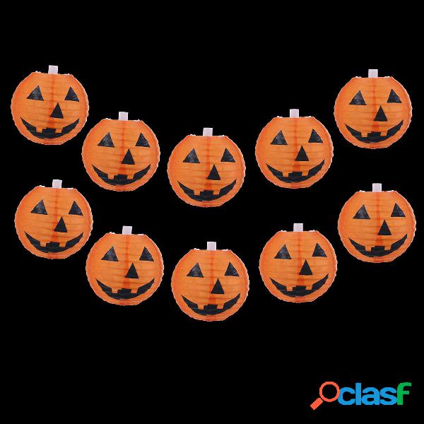 Zucca di Halloween LED String Light 1.5M 4M Batteria Lantern