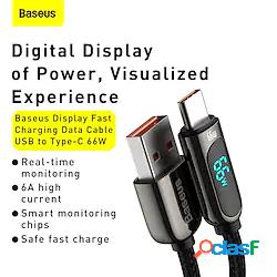 baseus display cavo dati di ricarica rapida da usb a type-c