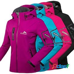 cikrilan giacca softshell da donna resistente allacqua con