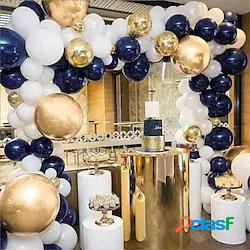 festa festa palloncini blu royal decorazione set 109 pezzi