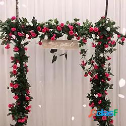 fiore artificiale plastica matrimonio vite muro fiore vite 1